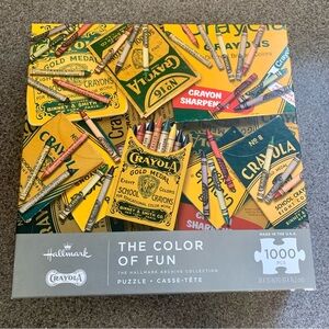 New Never Opened Retired Hallmark vintage style boxes Crayola 1000 Piece Puzzle